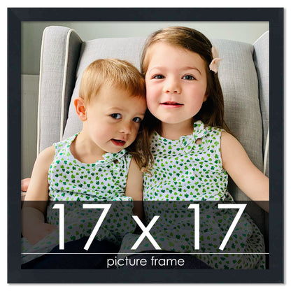 Contemporary Black Wood Picture Frame