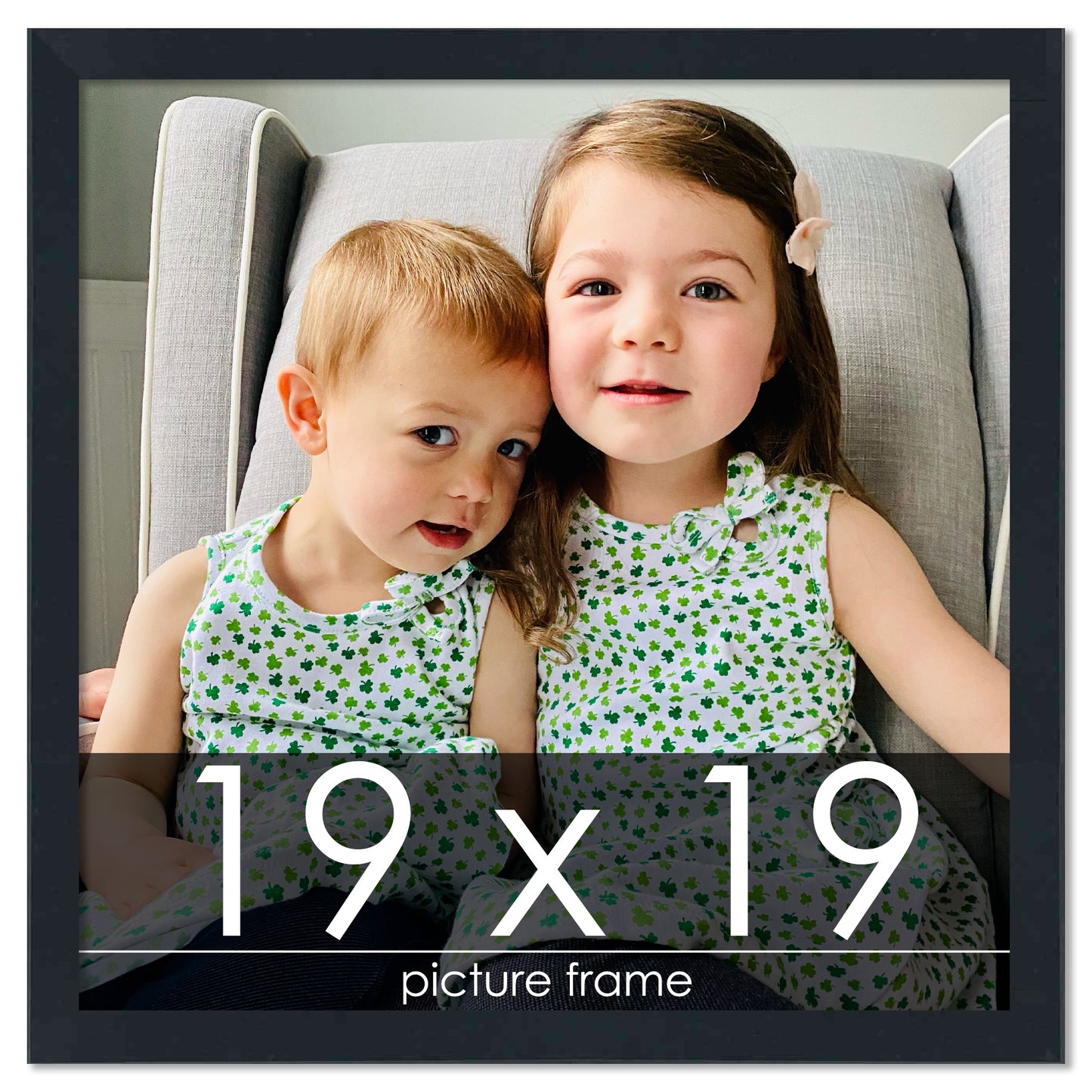 Contemporary Black Wood Picture Frame