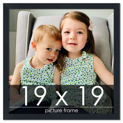 Contemporary Black Wood Picture Frame