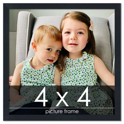 Contemporary Black Wood Picture Frame