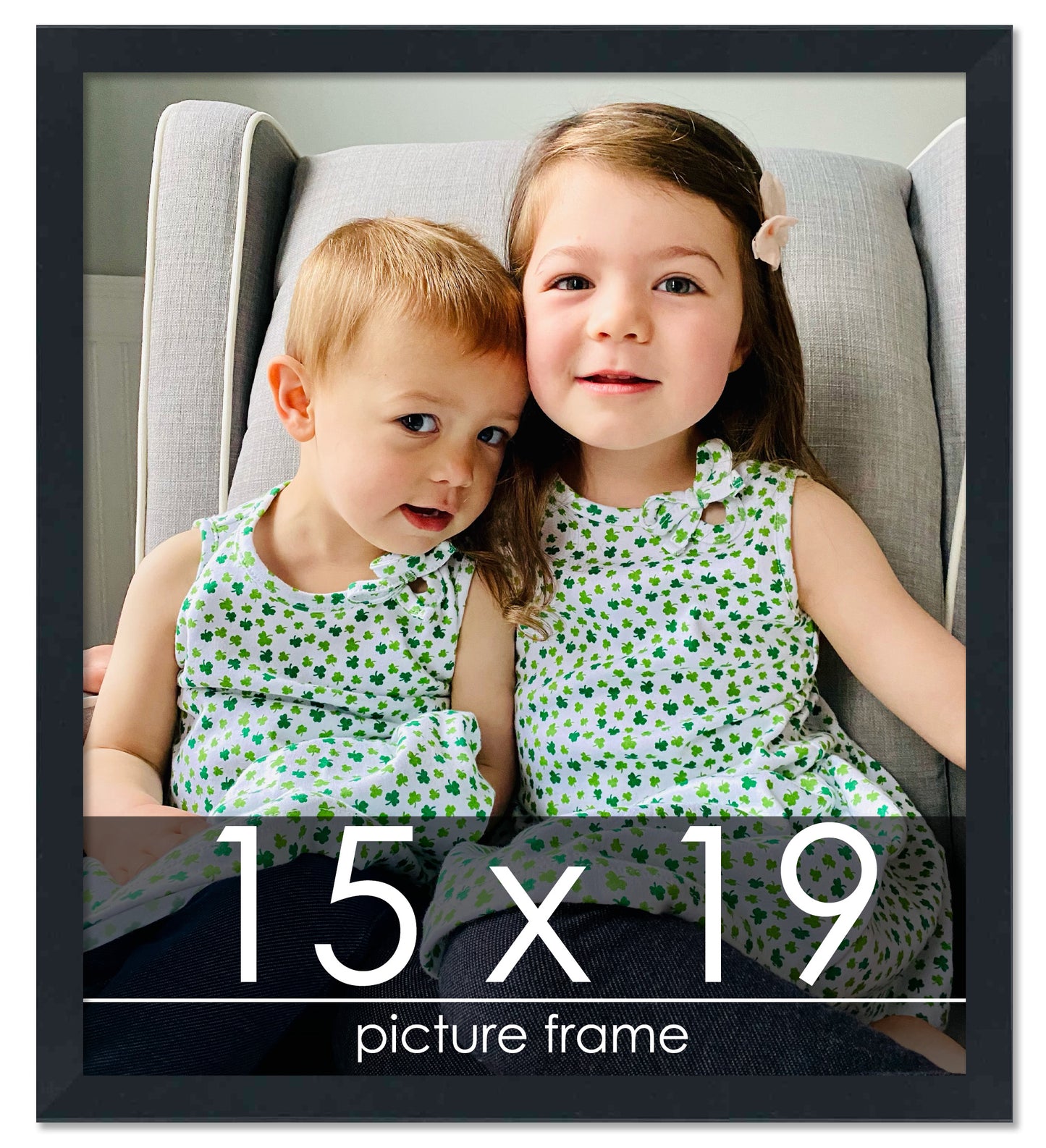 Contemporary Black Wood Picture Frame