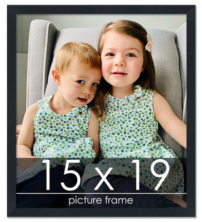 Contemporary Black Wood Picture Frame