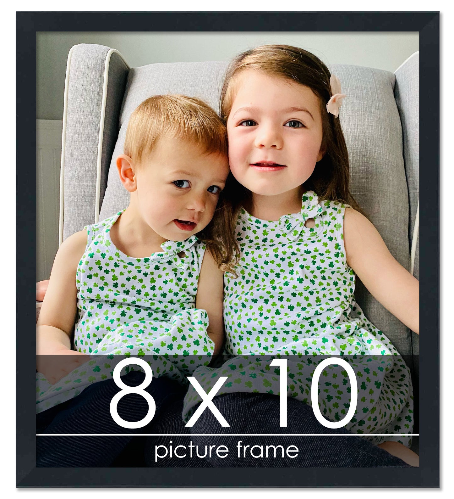 Contemporary Black Wood Picture Frame