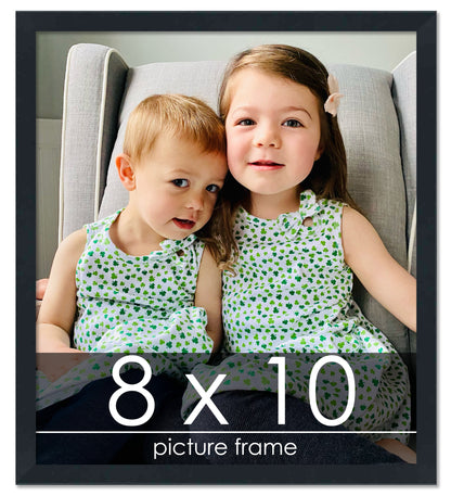 Contemporary Black Wood Picture Frame