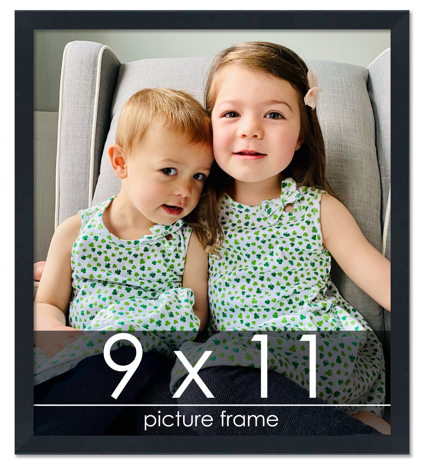 Contemporary Black Wood Picture Frame