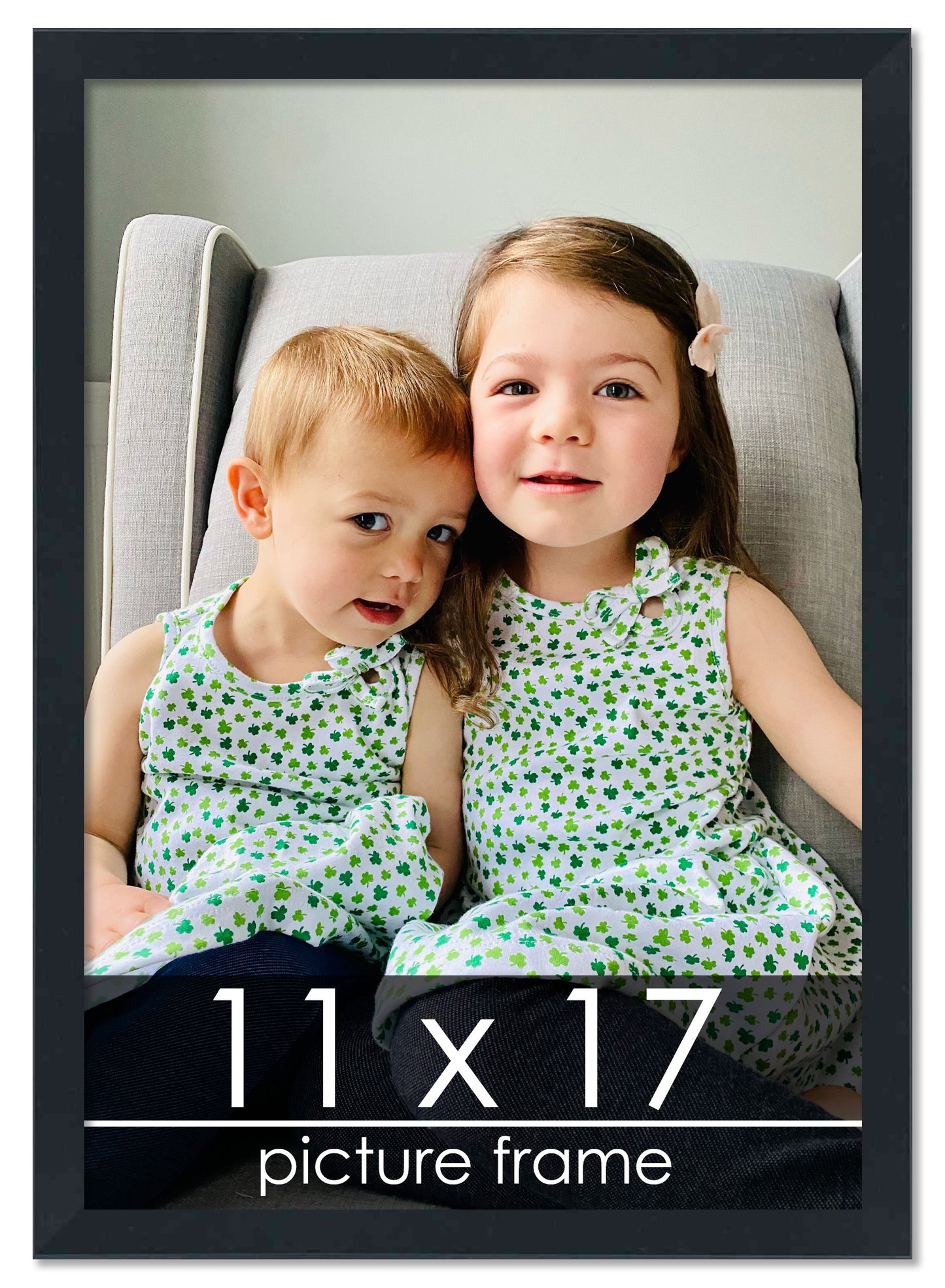 Contemporary Black Wood Picture Frame