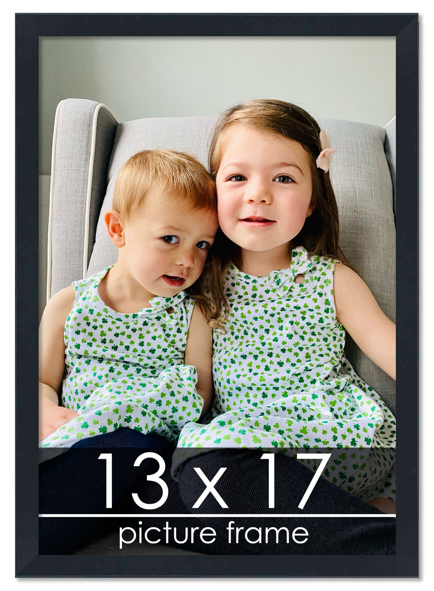 Contemporary Black Wood Picture Frame
