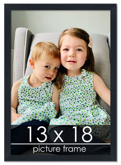 Contemporary Black Wood Picture Frame