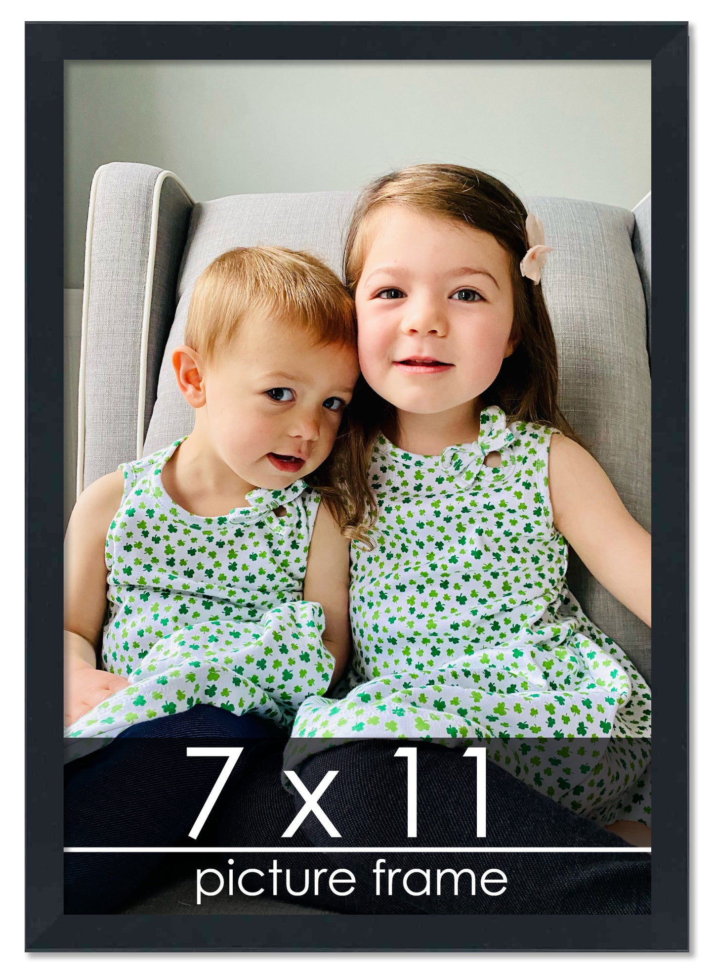 Contemporary Black Wood Picture Frame
