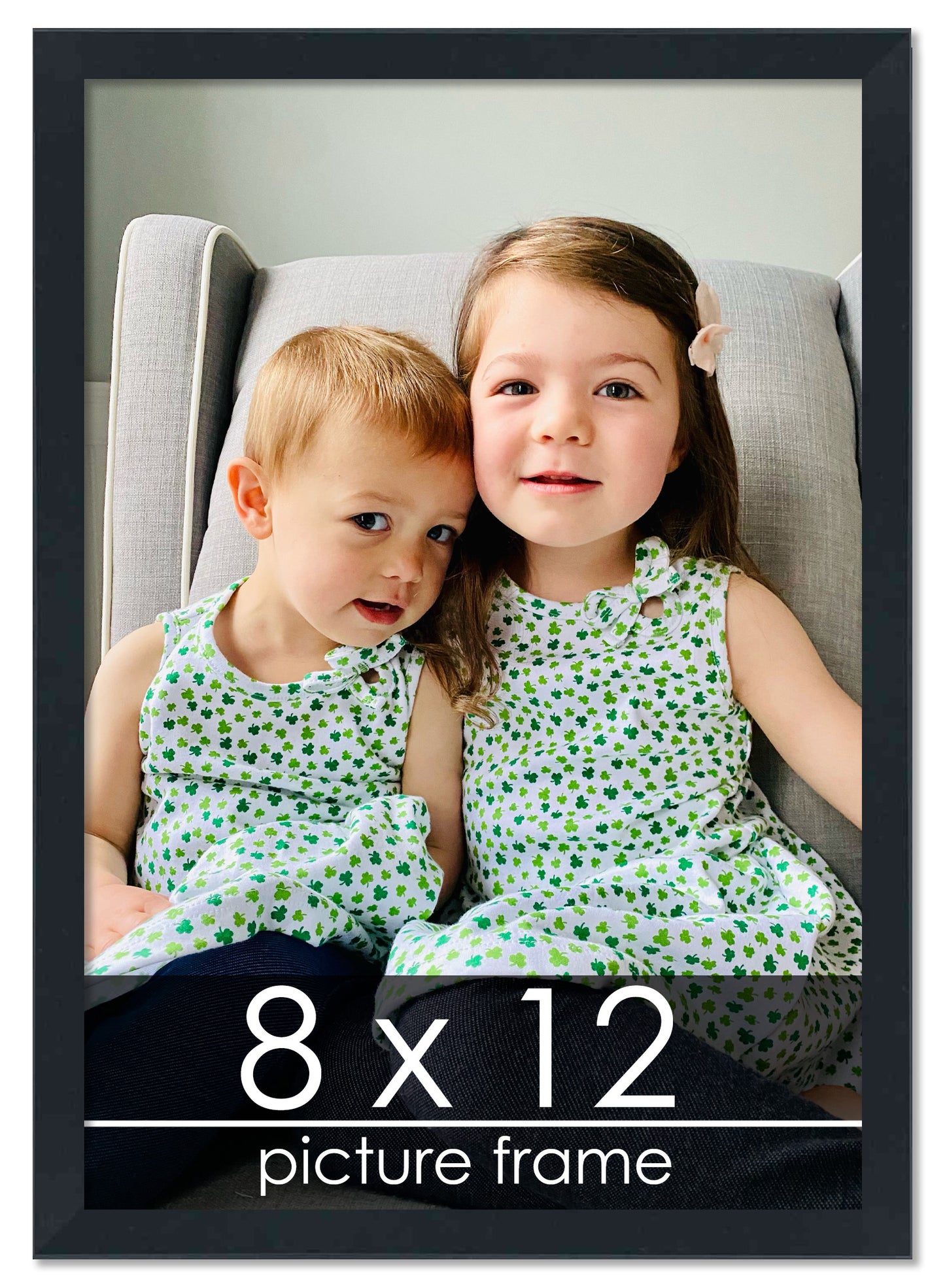 Contemporary Black Wood Picture Frame