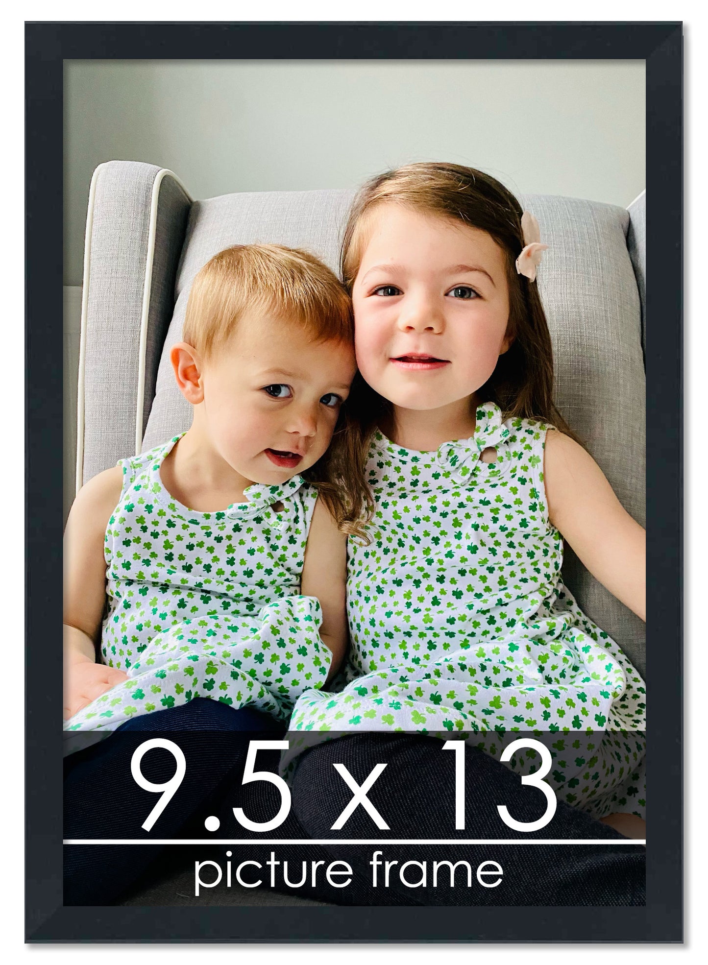 Contemporary Black Wood Picture Frame
