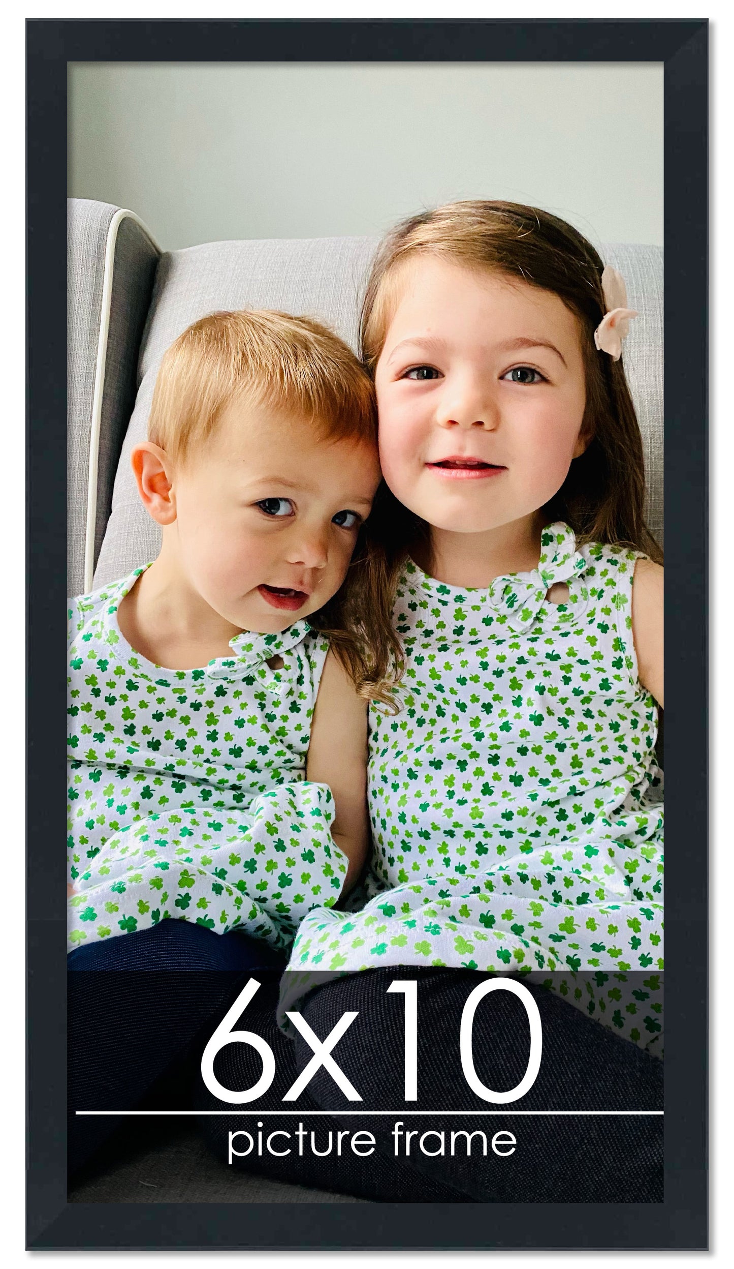 Contemporary Black Wood Picture Frame