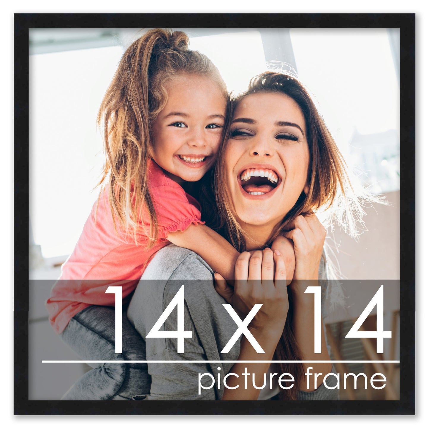 Contemporary Black Wood Picture Frame