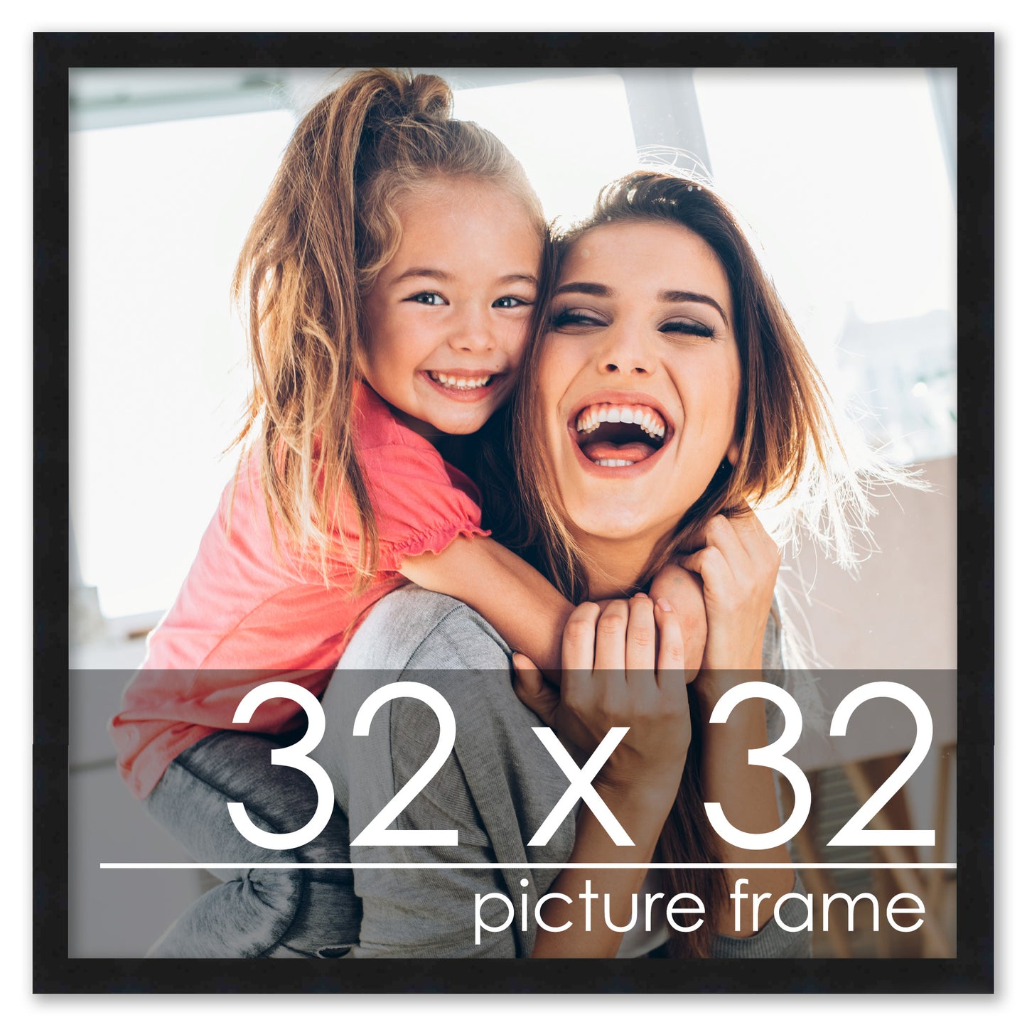 Contemporary Black Wood Picture Frame