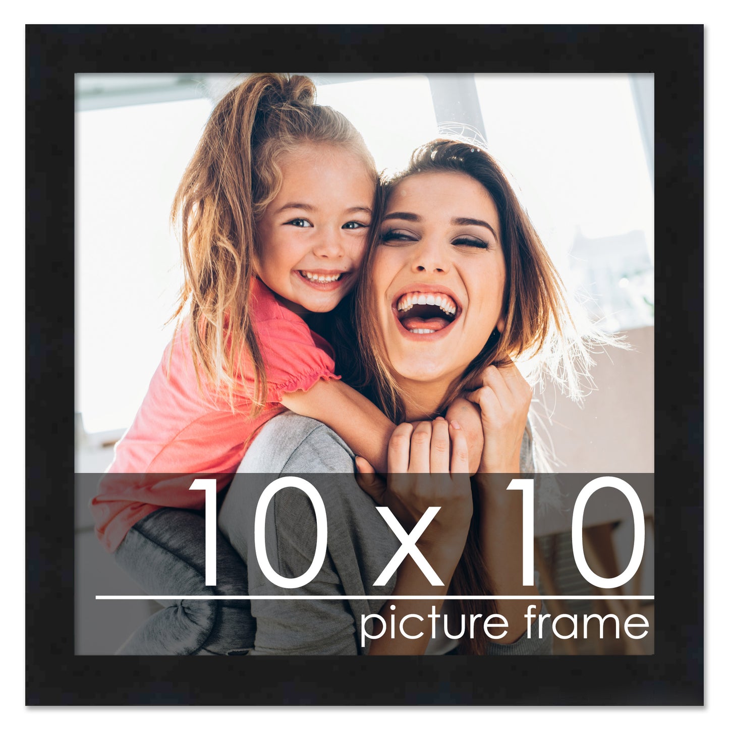 Contemporary Black Wood Picture Frame