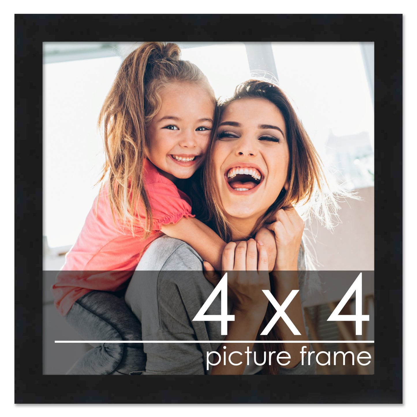 Contemporary Black Wood Picture Frame