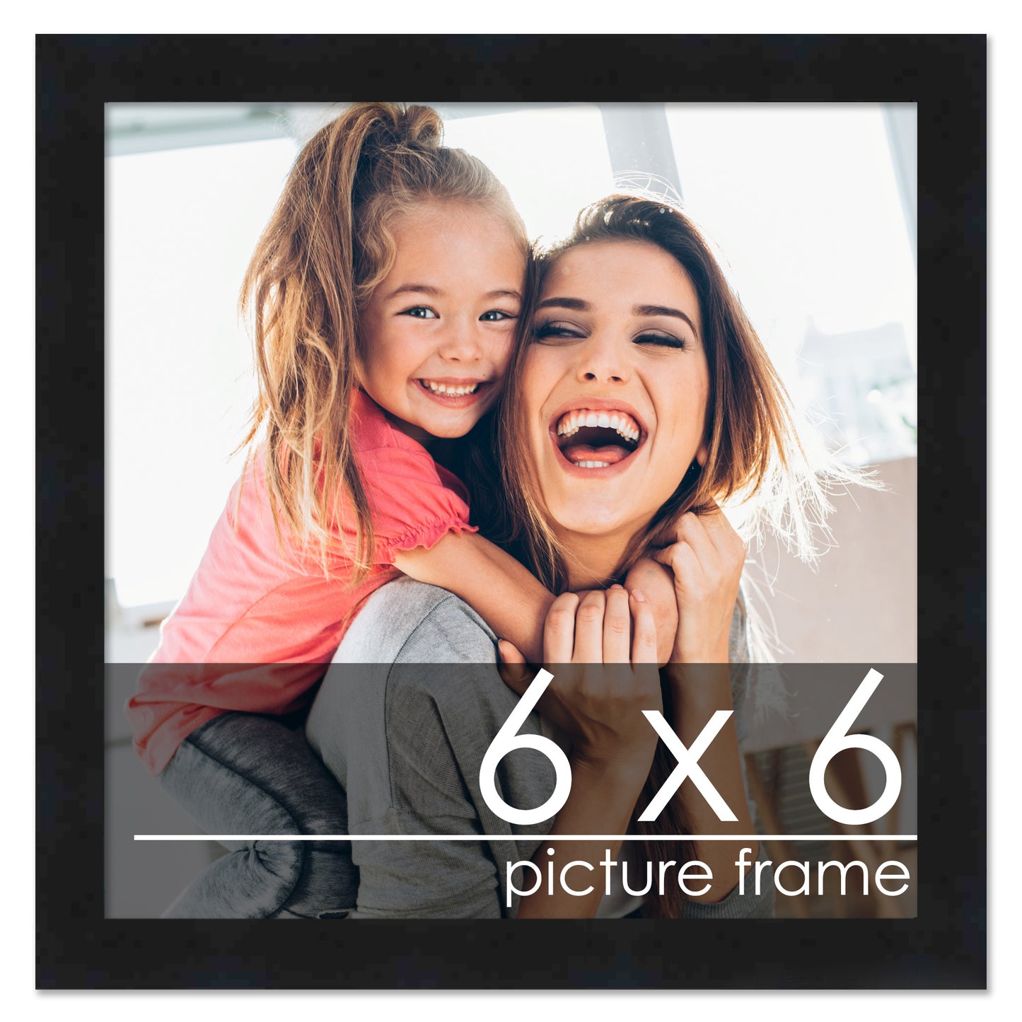 Contemporary Black Wood Picture Frame