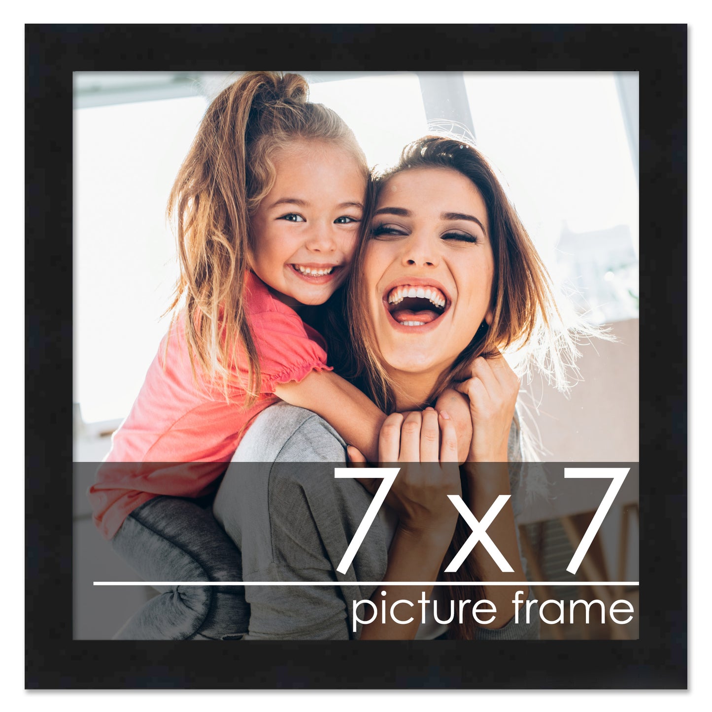 Contemporary Black Wood Picture Frame