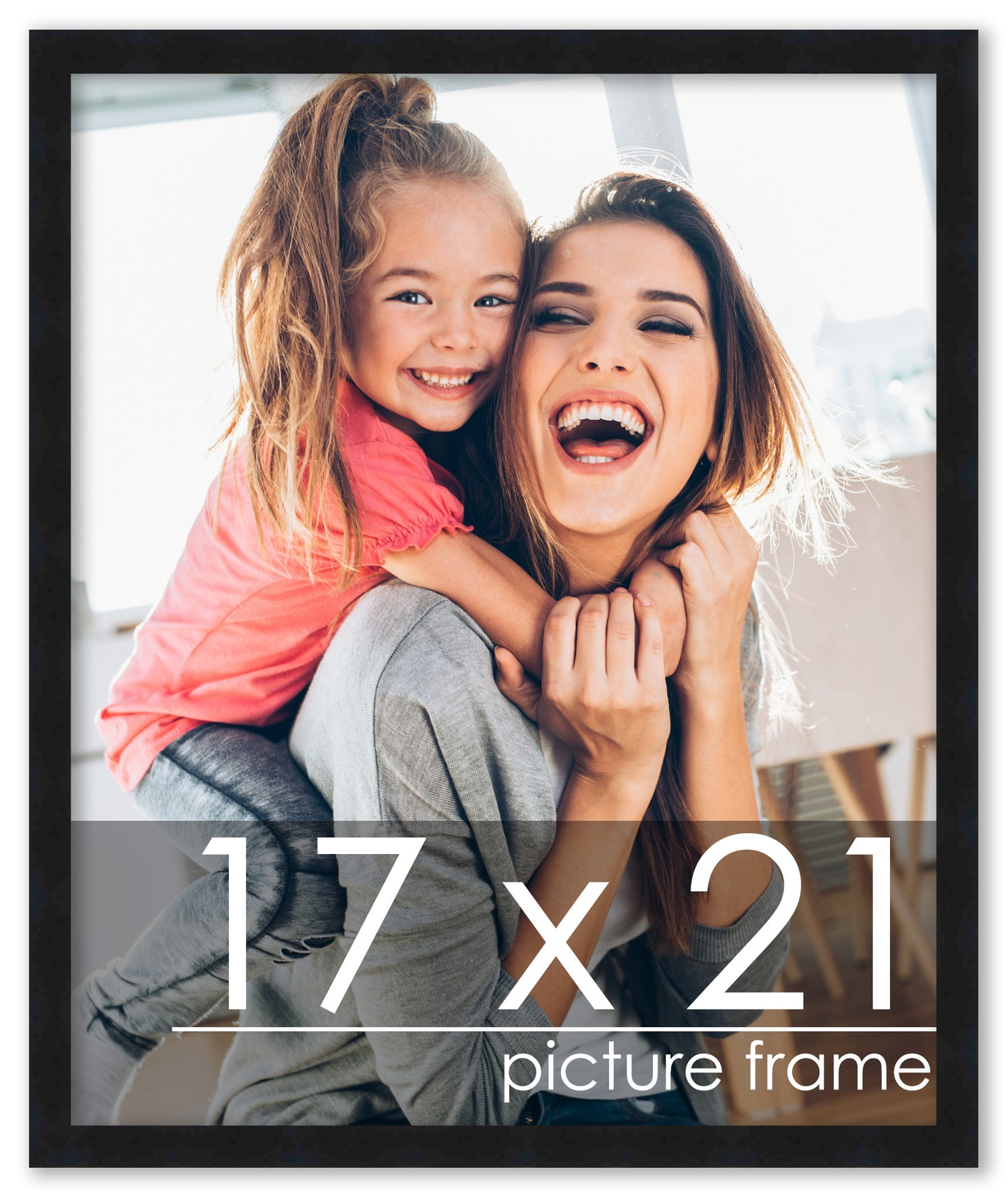 Contemporary Black Wood Picture Frame