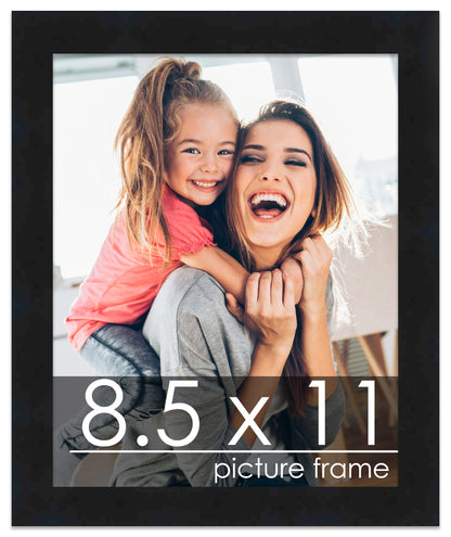 Contemporary Black Wood Picture Frame