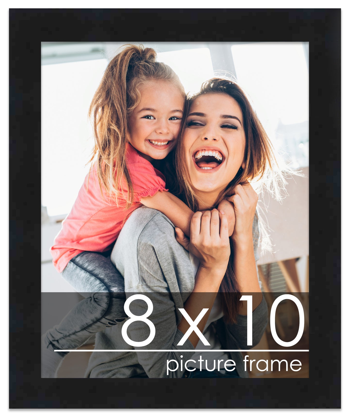Contemporary Black Wood Picture Frame
