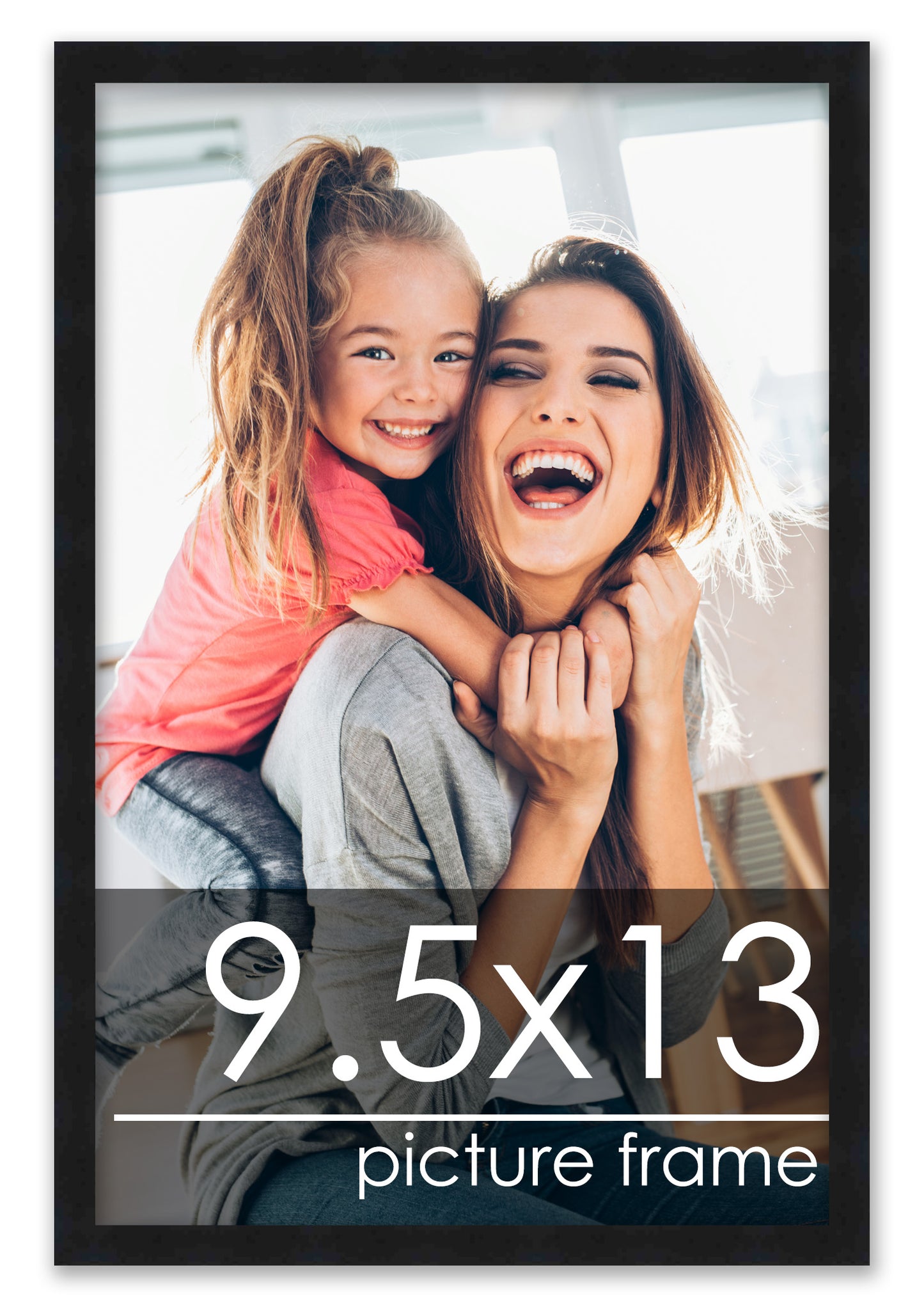 Contemporary Black Wood Picture Frame