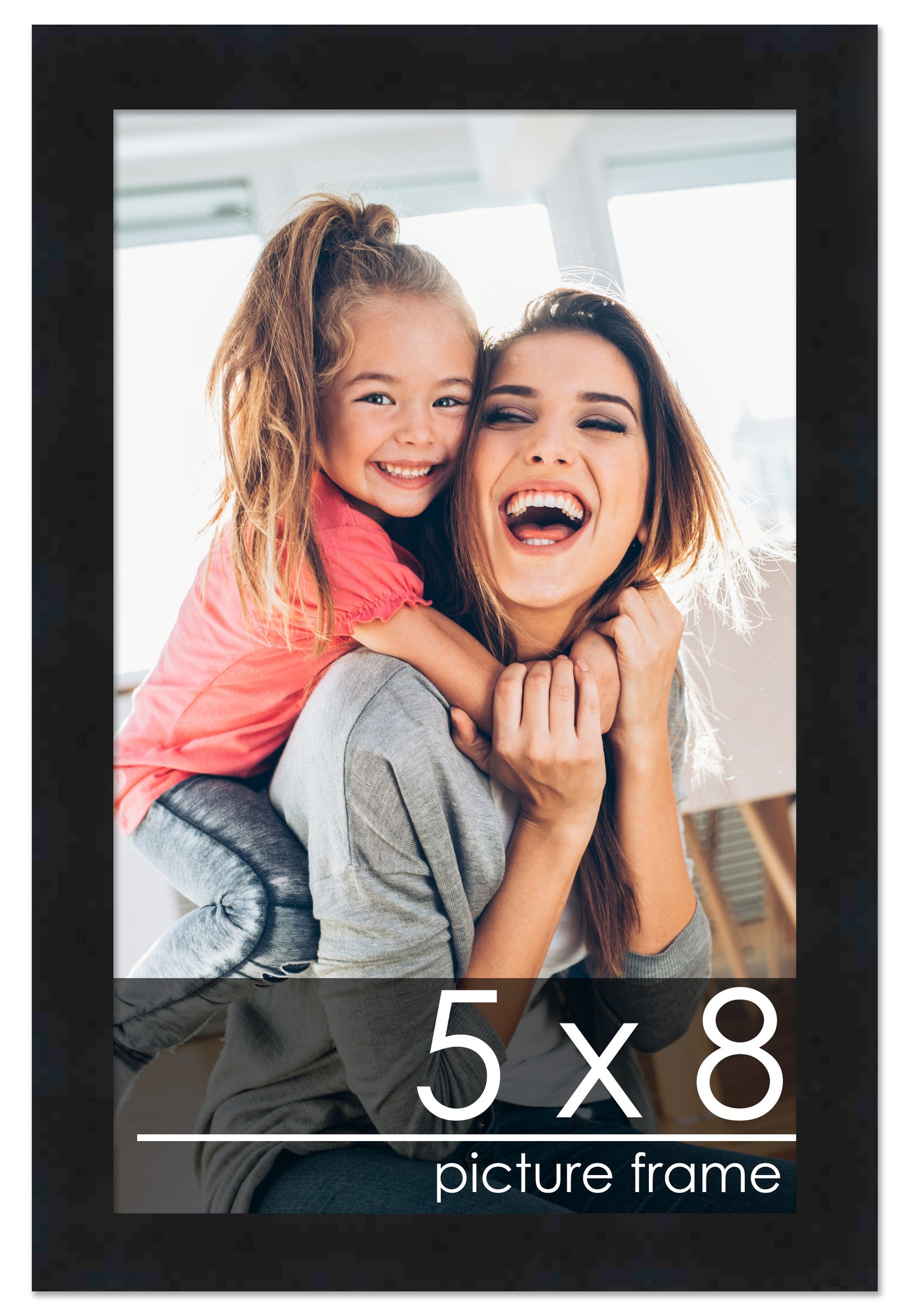 Contemporary Black Wood Picture Frame