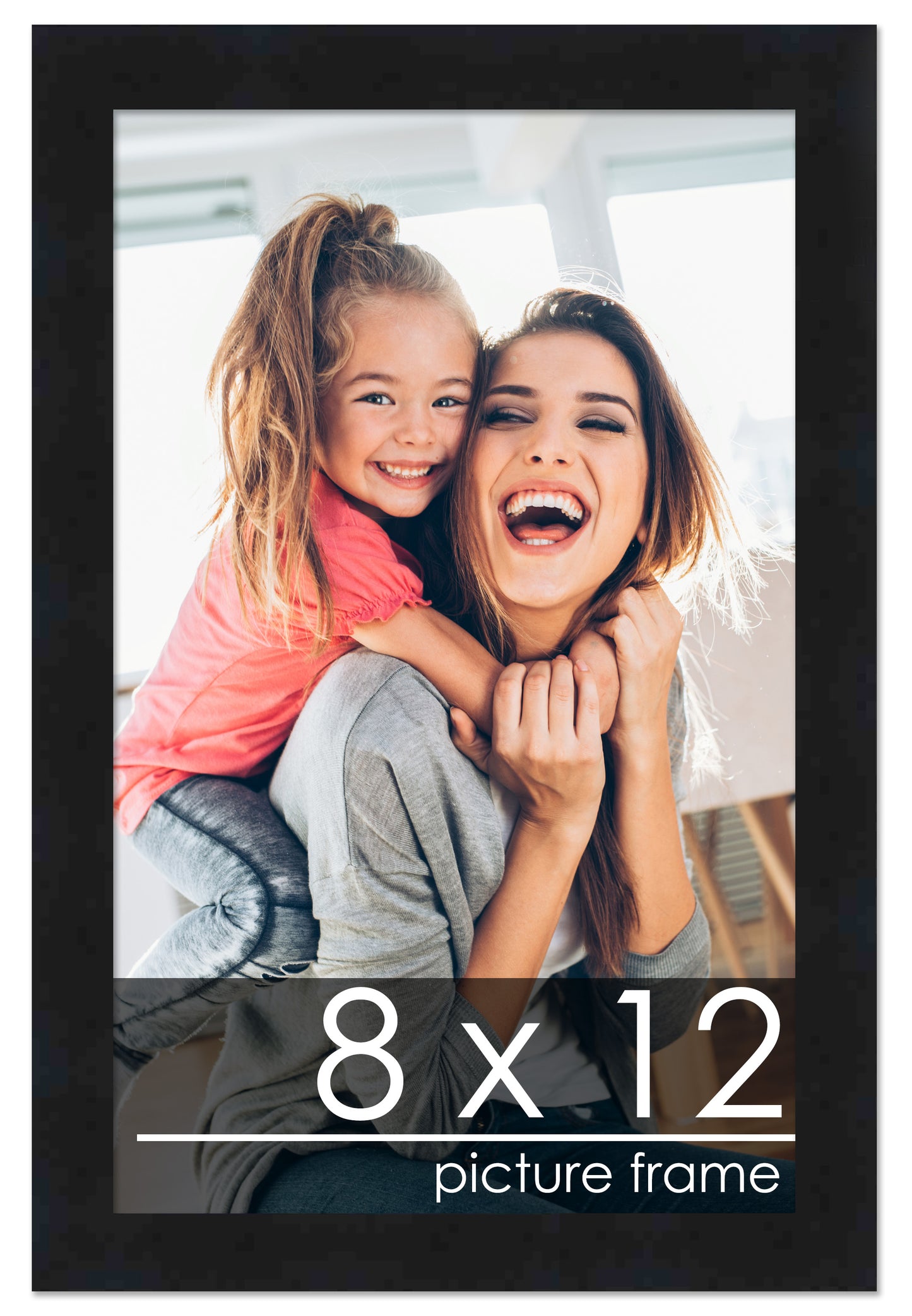 Contemporary Black Wood Picture Frame