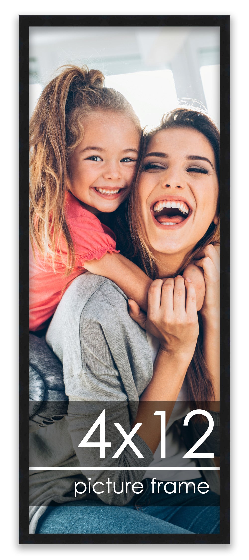 Contemporary Black Wood Picture Frame