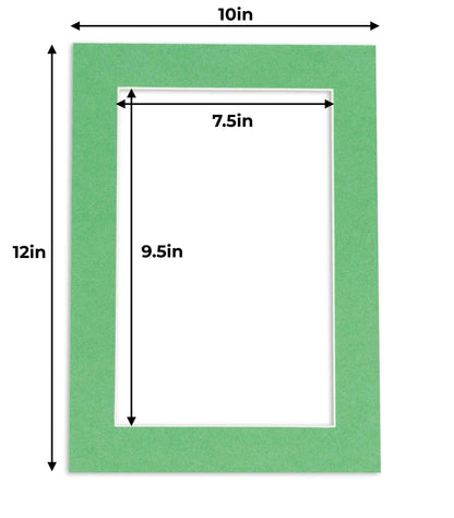 Turf Green Precut Acid-Free Matboard