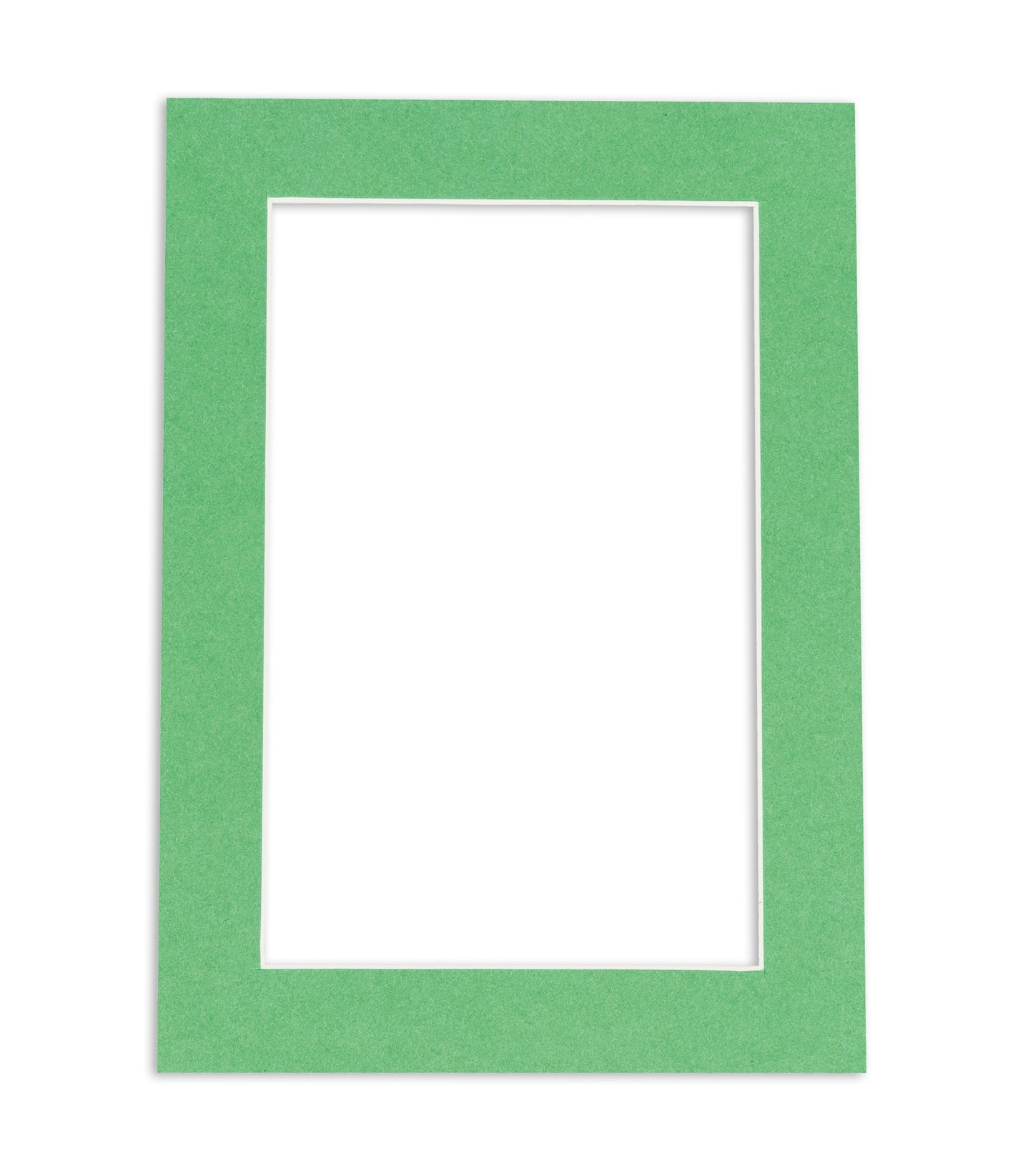 Turf Green Precut Acid-Free Matboard Set with Clear Bag & Backing