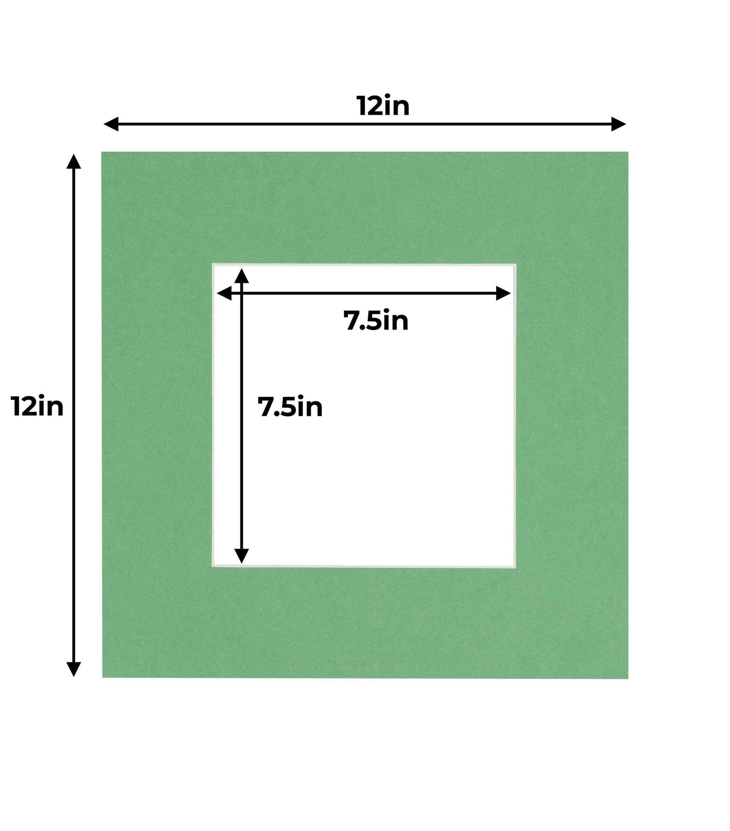 Turf Green Precut Acid-Free Matboard