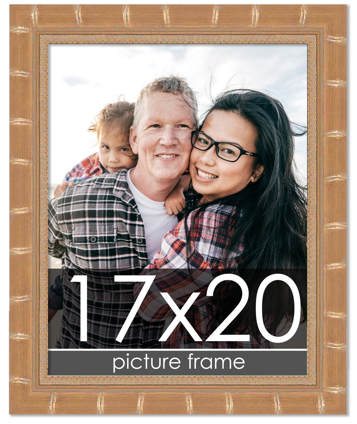 Bamboo Gold Wood Picture Frame