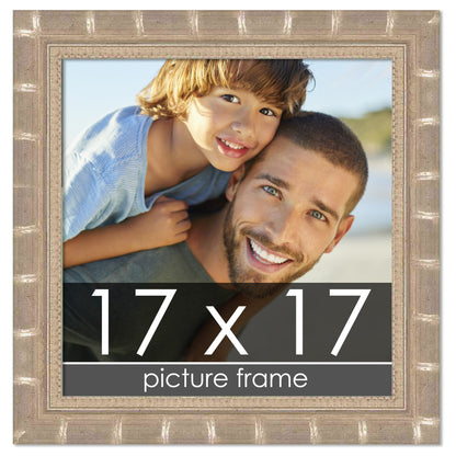 Bamboo Silver Wood Picture Frame