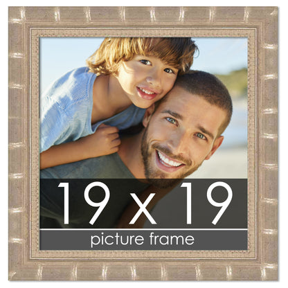Bamboo Silver Wood Picture Frame