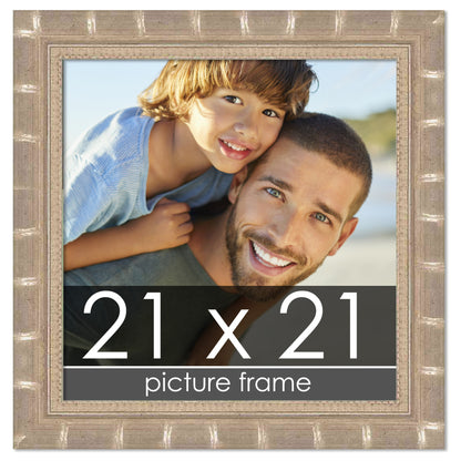 Bamboo Silver Wood Picture Frame