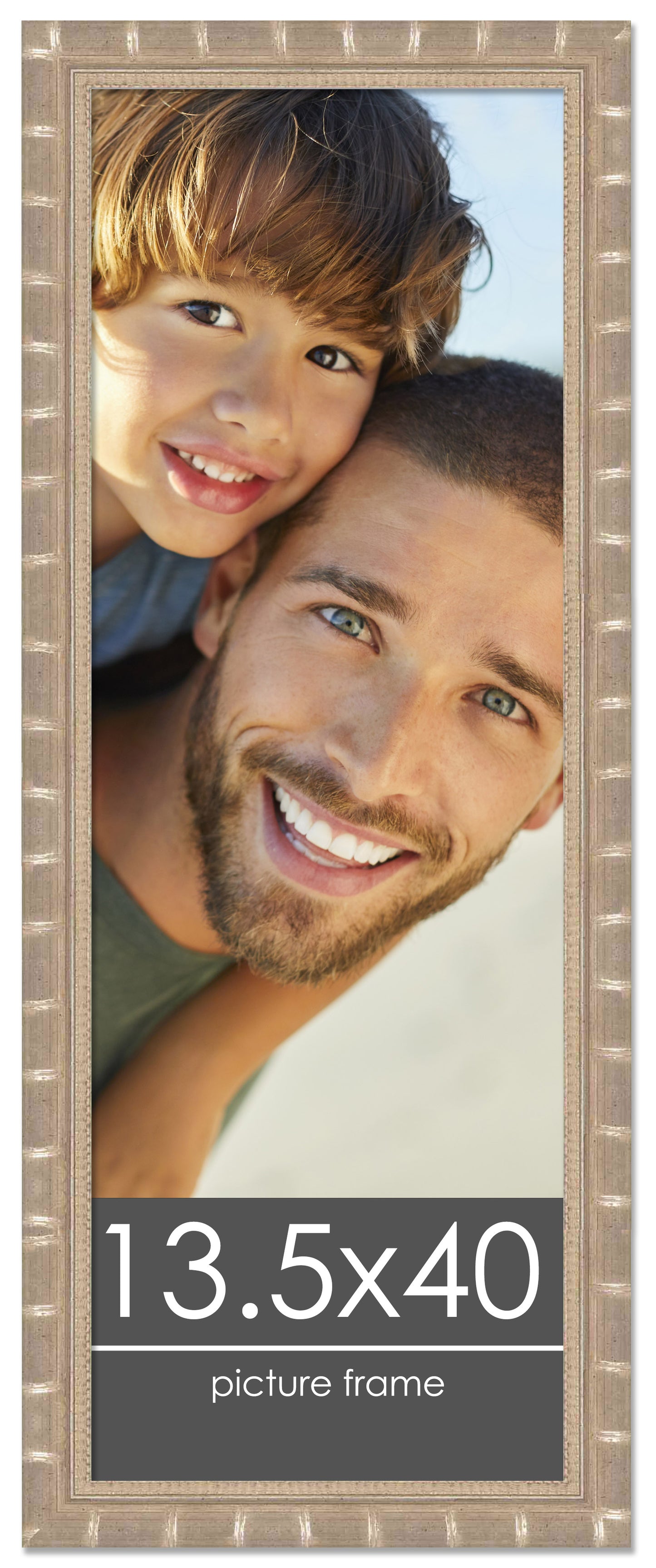 Bamboo Silver Wood Picture Frame