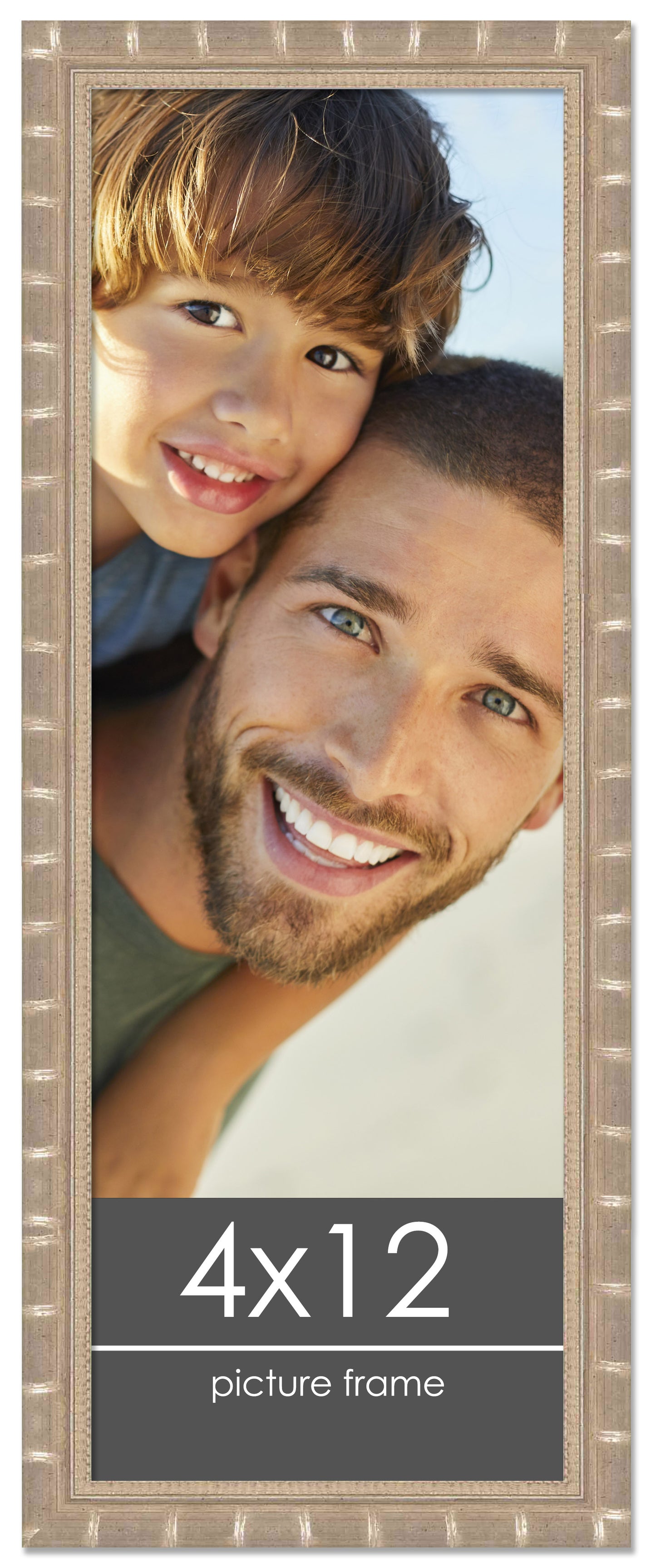 Bamboo Silver Wood Picture Frame