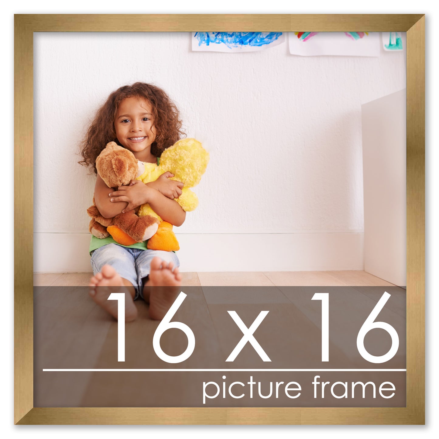 Contemporary Bronze Wood Picture Frame