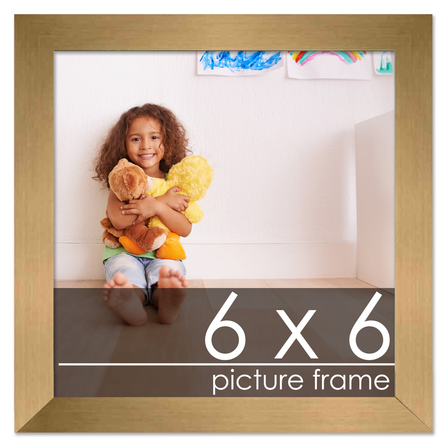 Contemporary Bronze Wood Picture Frame