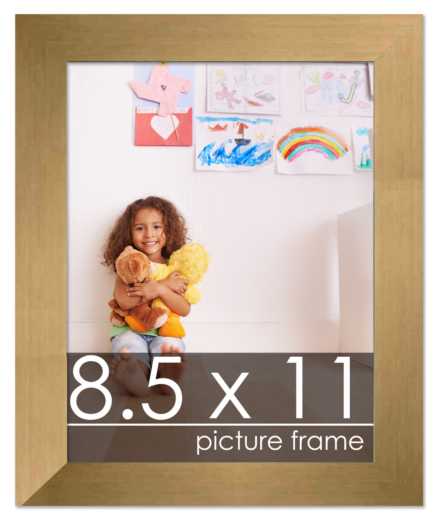 Contemporary Bronze Wood Picture Frame