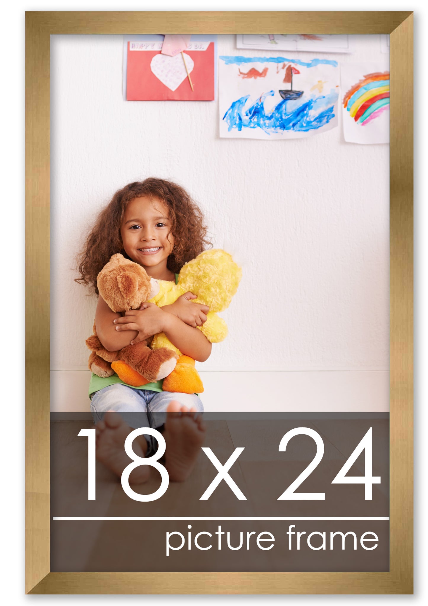 Contemporary Bronze Wood Picture Frame