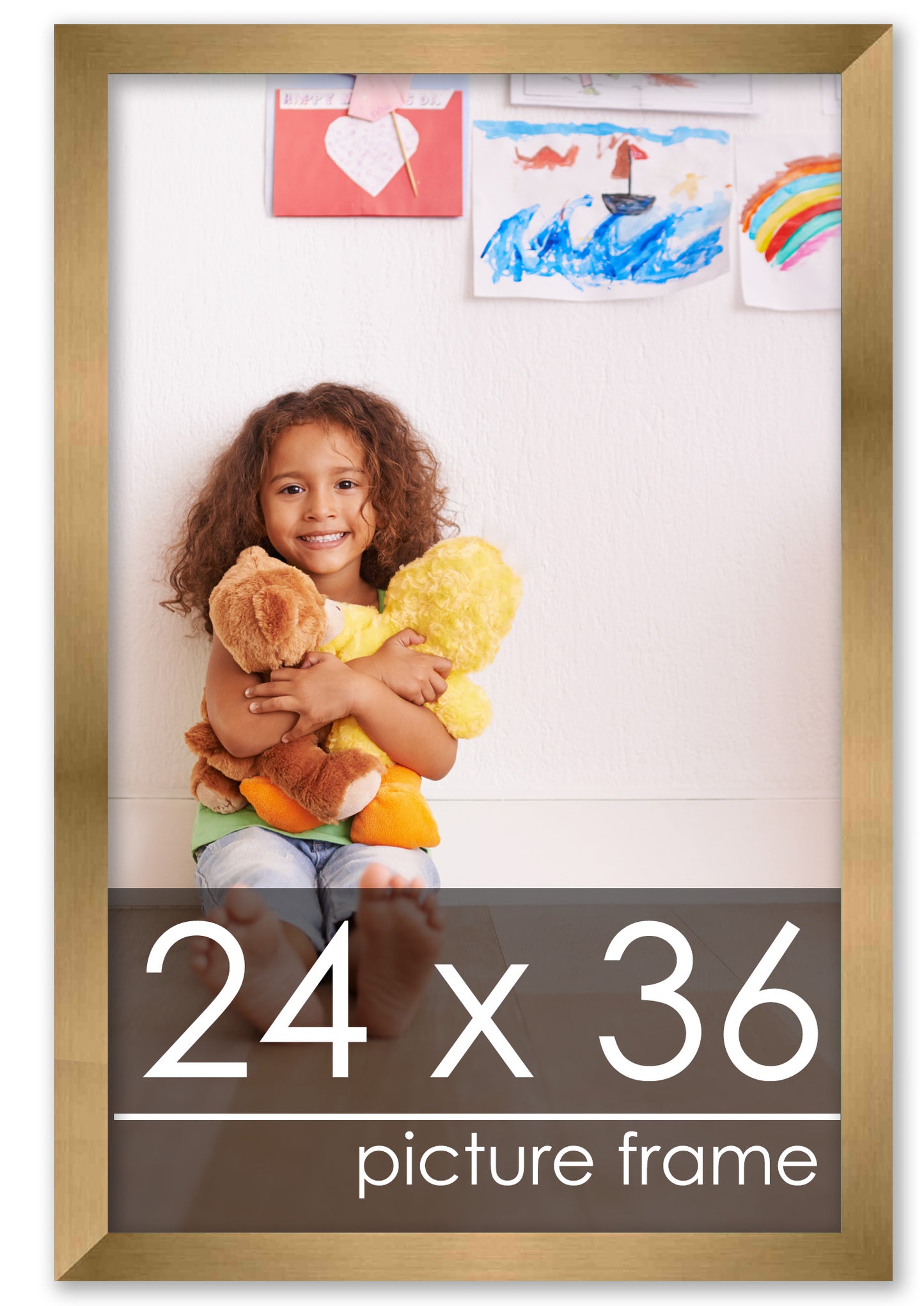 Contemporary Bronze Wood Picture Frame