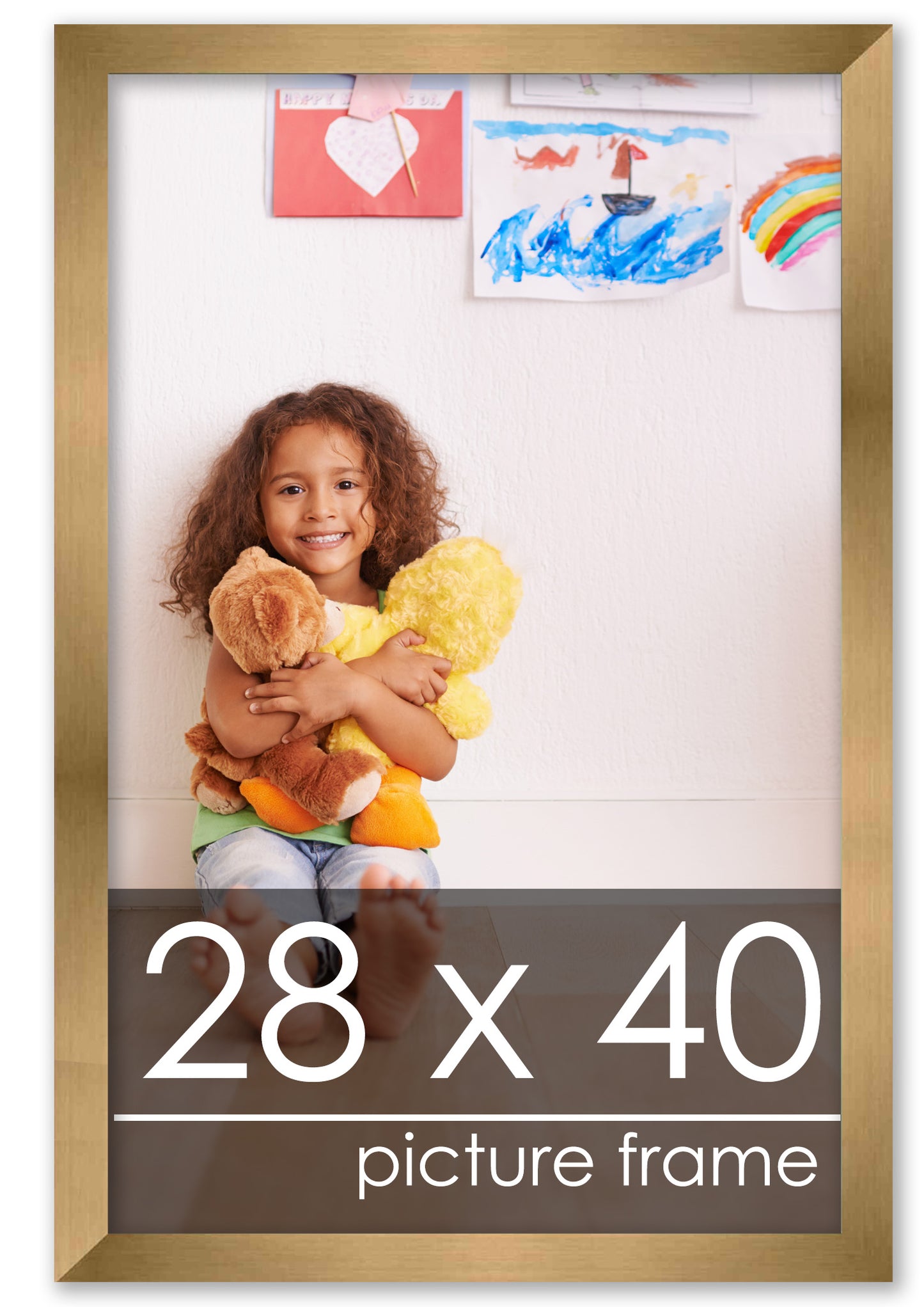 Contemporary Bronze Wood Picture Frame