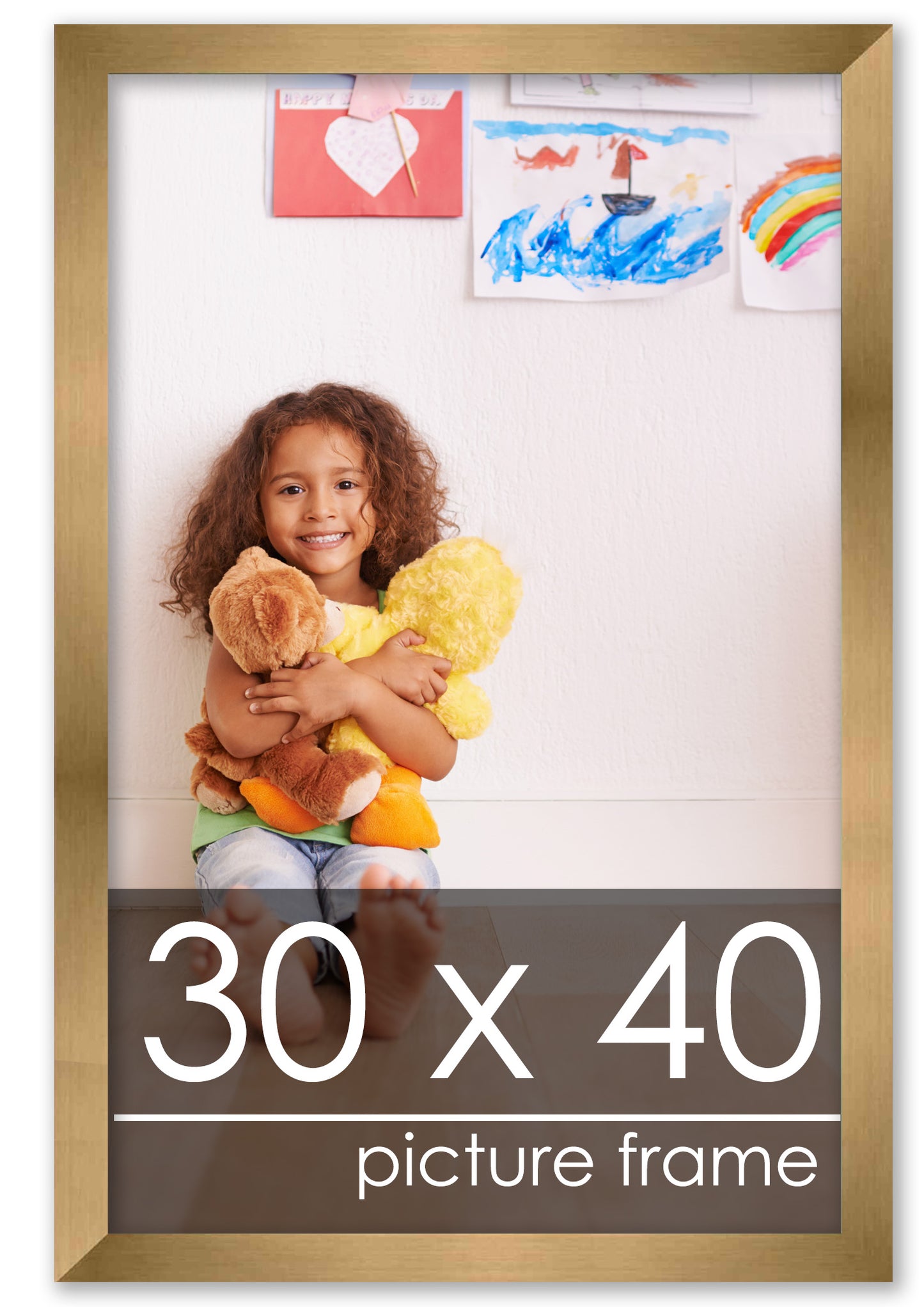 Contemporary Bronze Wood Picture Frame