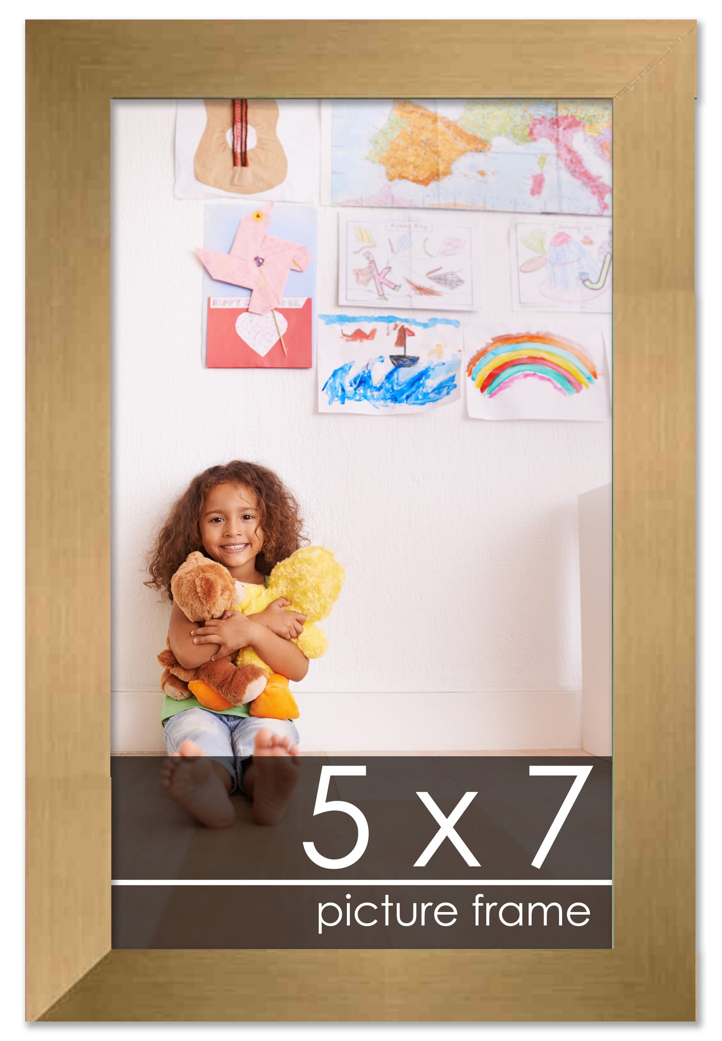 Contemporary Bronze Wood Picture Frame