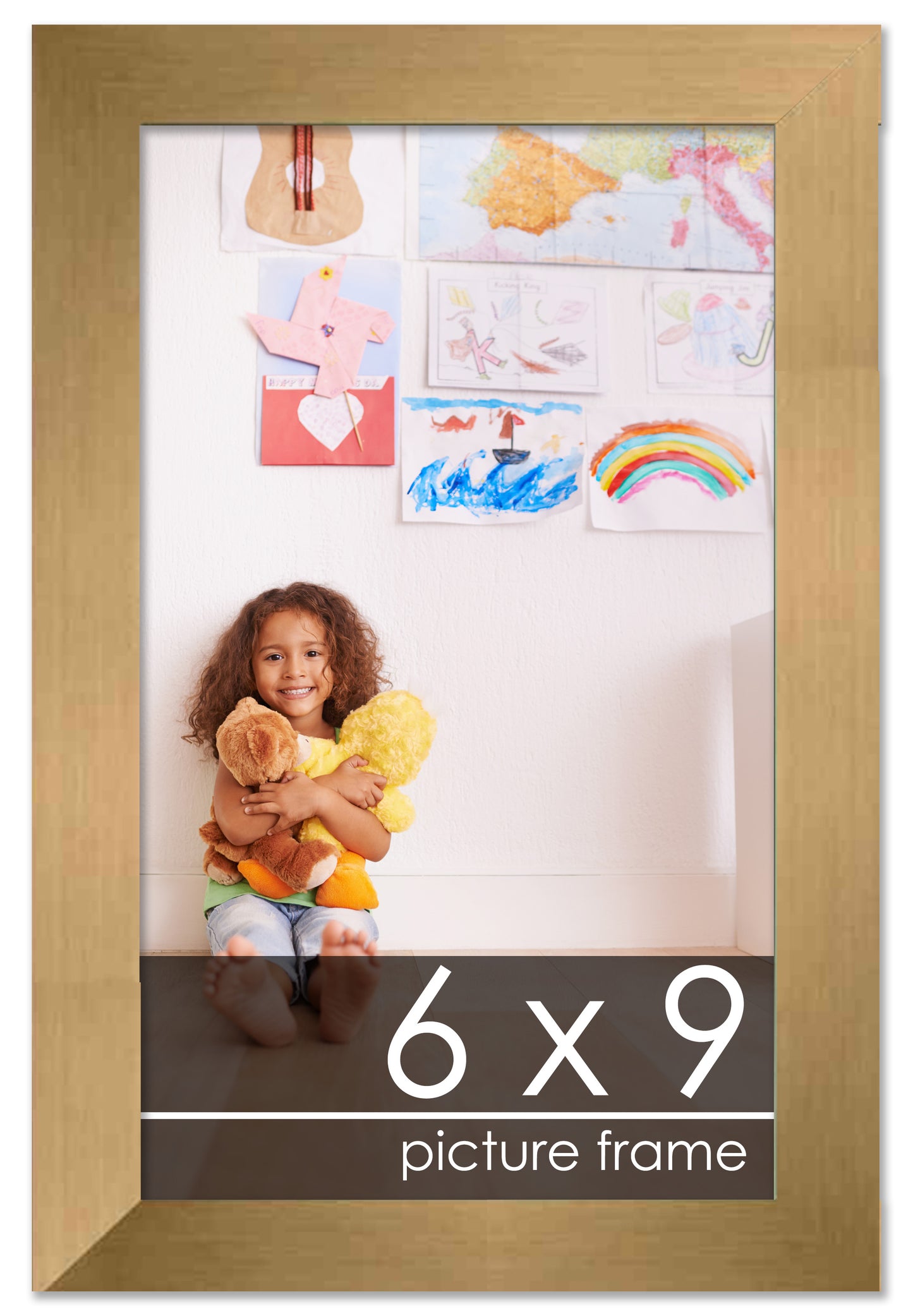 Contemporary Bronze Wood Picture Frame