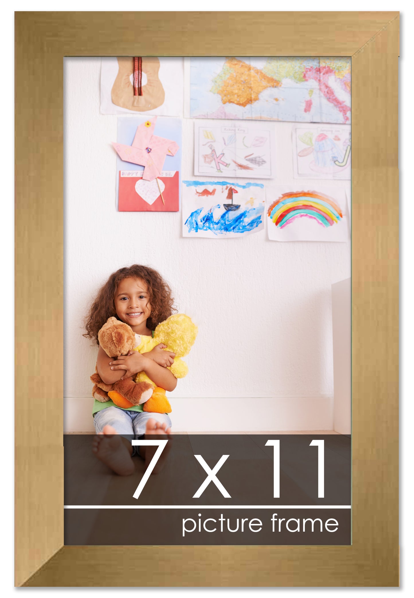 Contemporary Bronze Wood Picture Frame