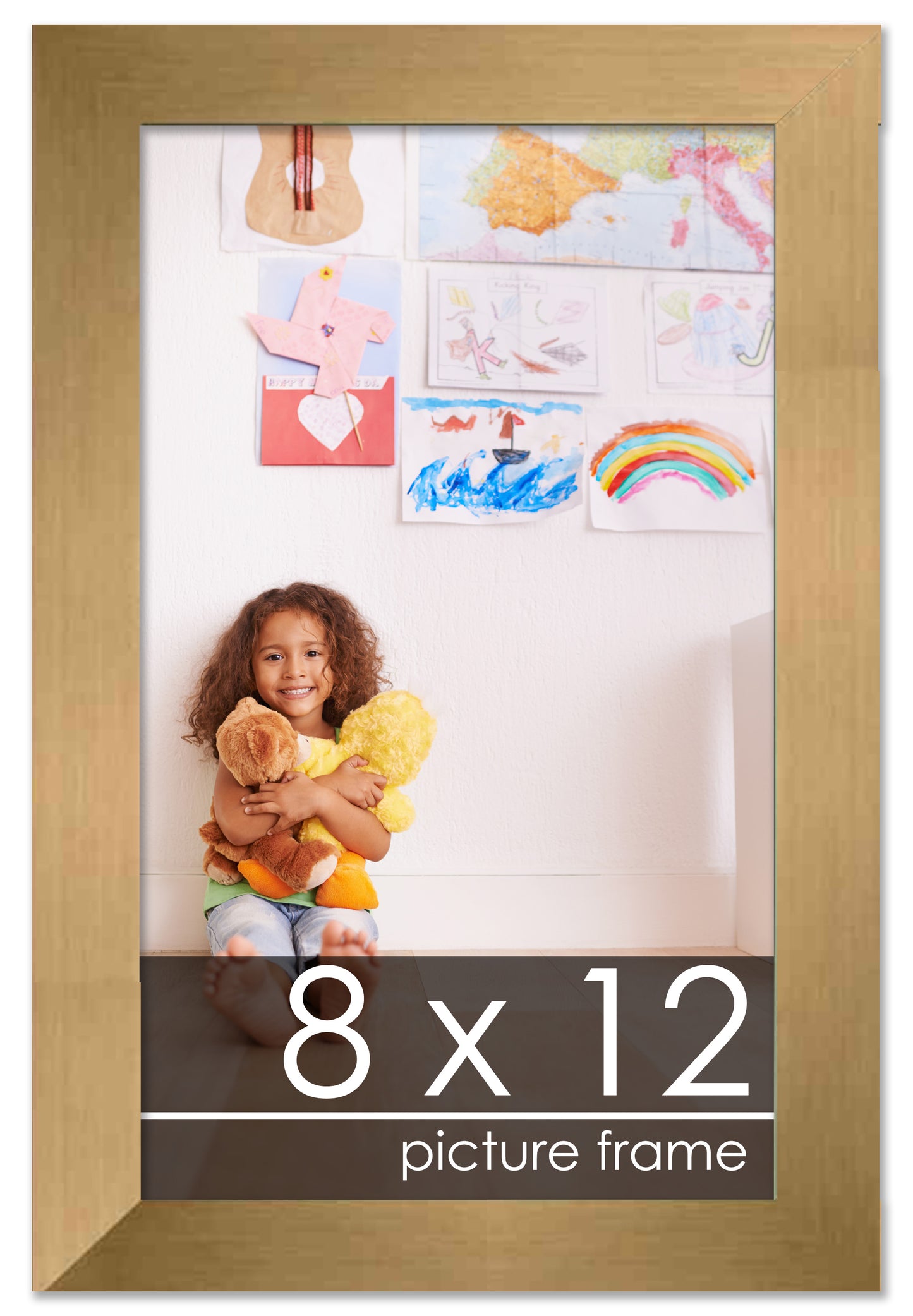 Contemporary Bronze Wood Picture Frame