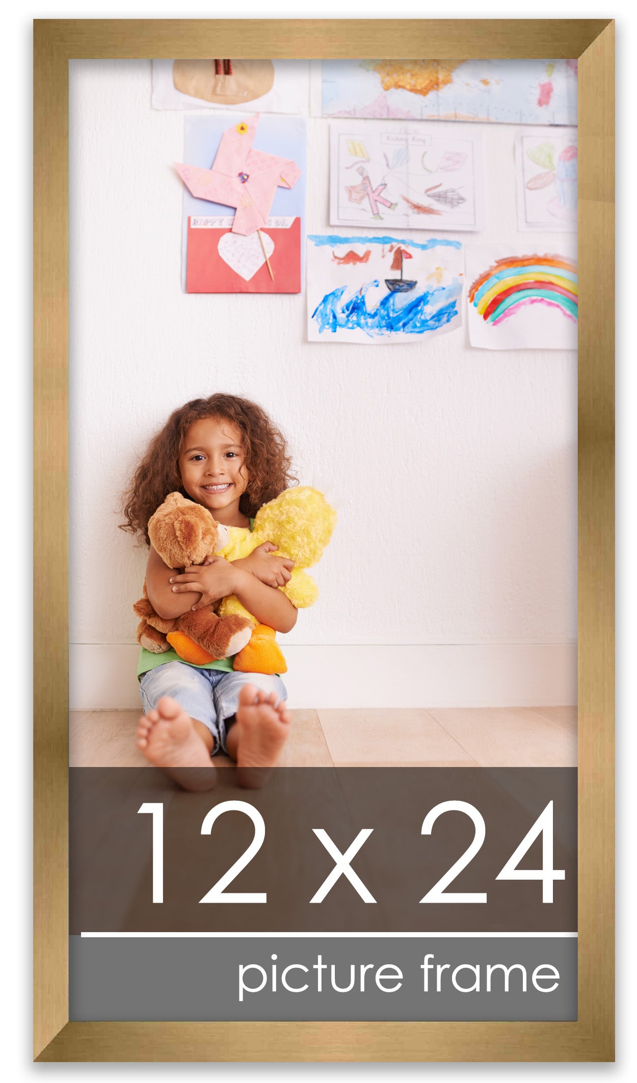 Contemporary Bronze Wood Picture Frame